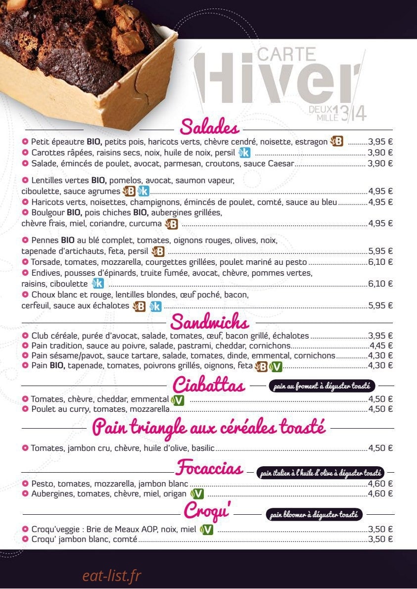 Simply Food — carte page 4