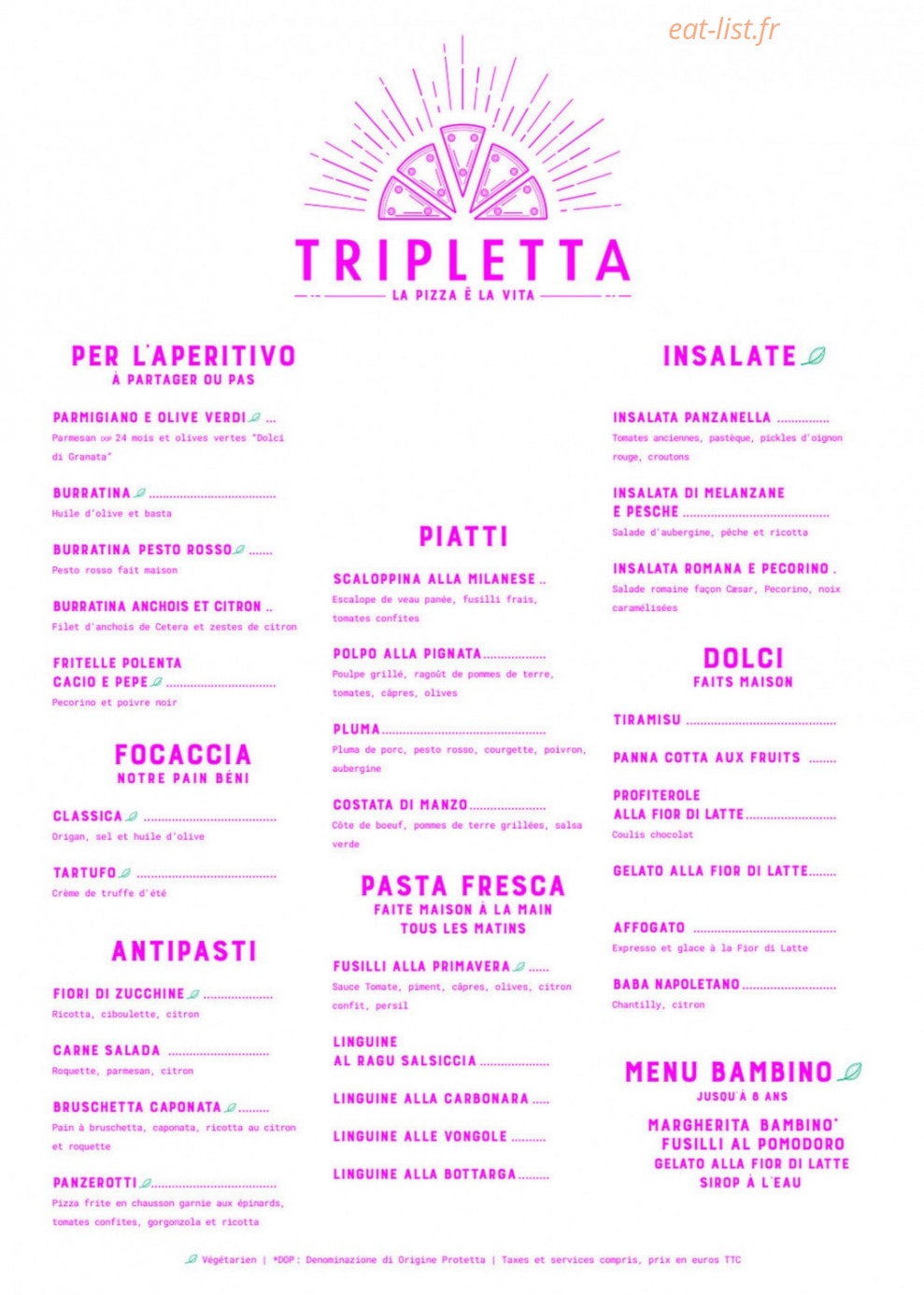 Tripletta — carte page 1