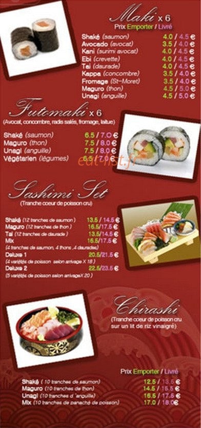 Wasabi — carte page 5