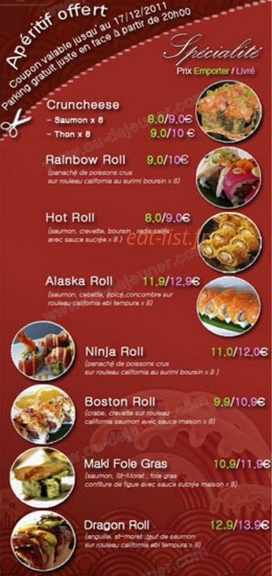 Wasabi — carte page 2