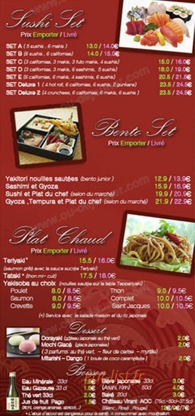 Wasabi — carte page 6