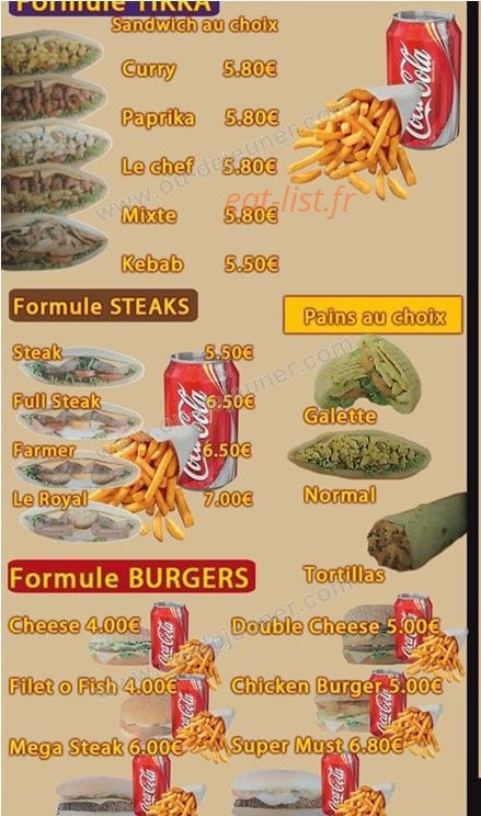 Au Régal du fort — carte page 5
