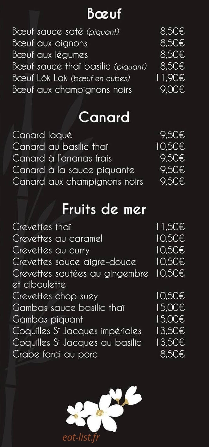 Chez Riz — carte page 4