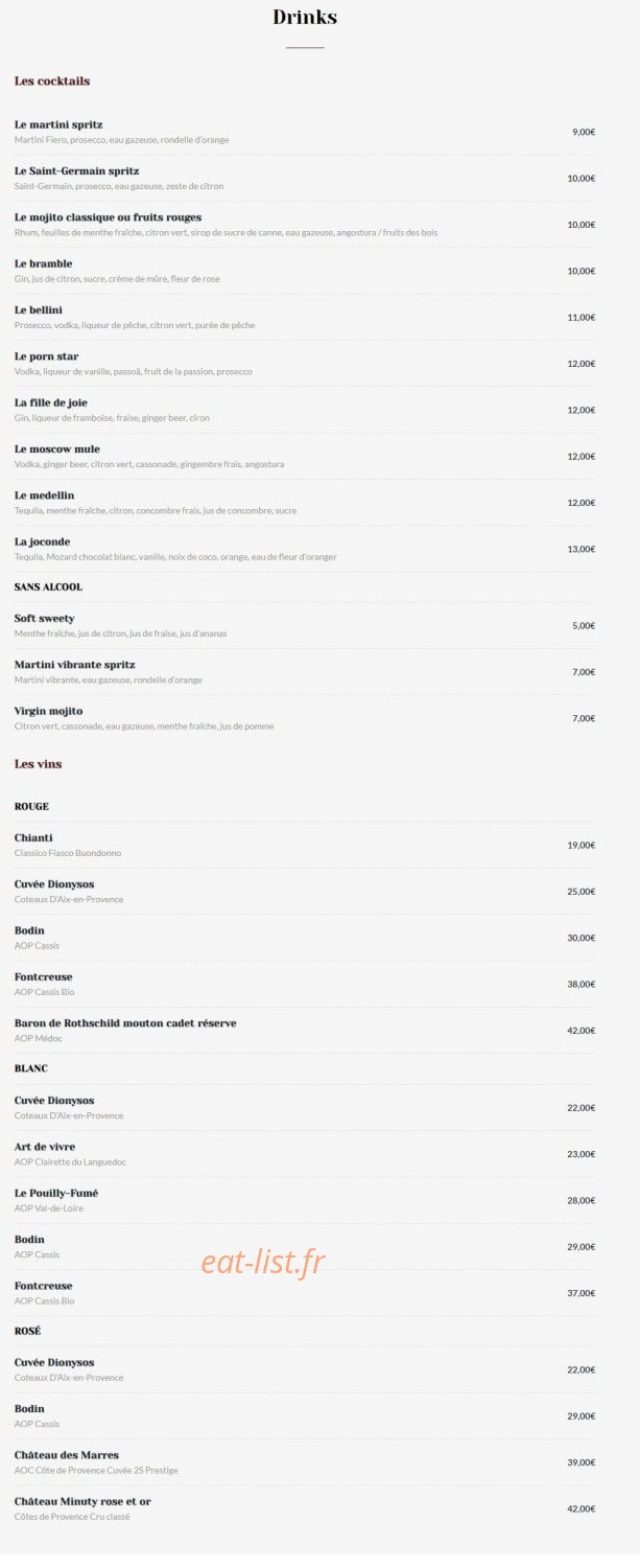 Dionysos — carte page 1