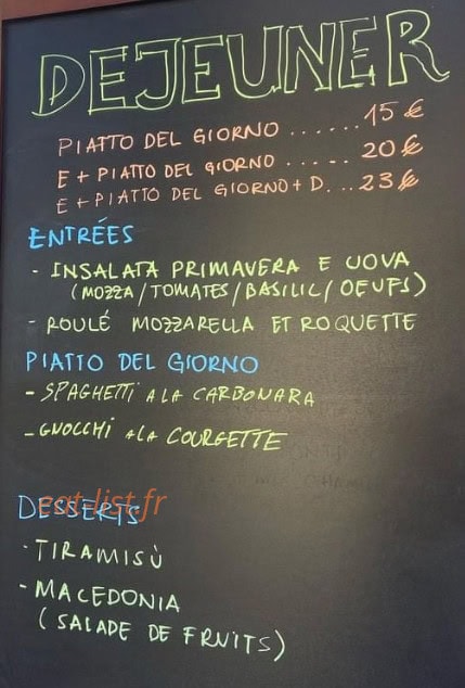 Fare L' Amore — carte page 1