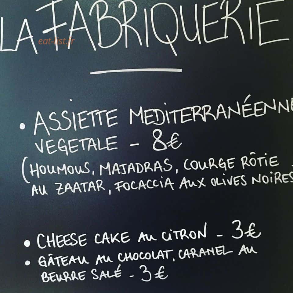 La Fabriquerie — carte page 1