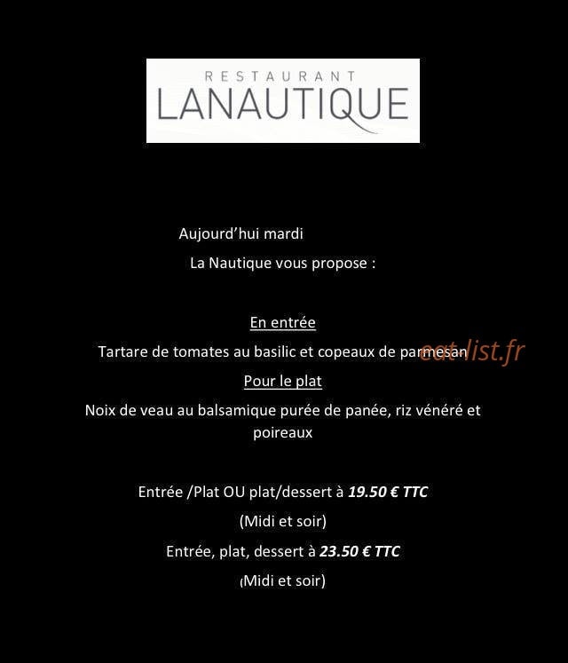 La Nautique — carte page 1
