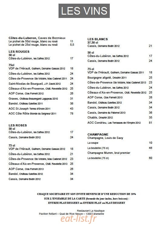 La Nautique — carte page 3