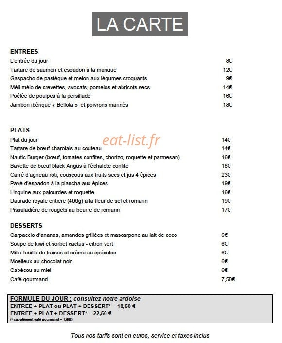 La Nautique — carte page 2