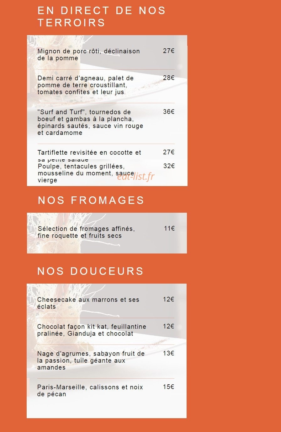 La Réserve — carte page 2