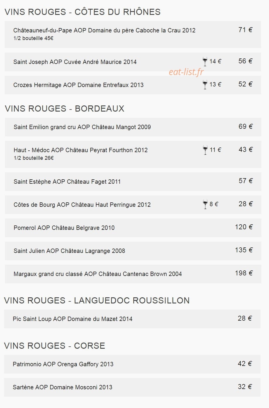 La Réserve — carte page 4