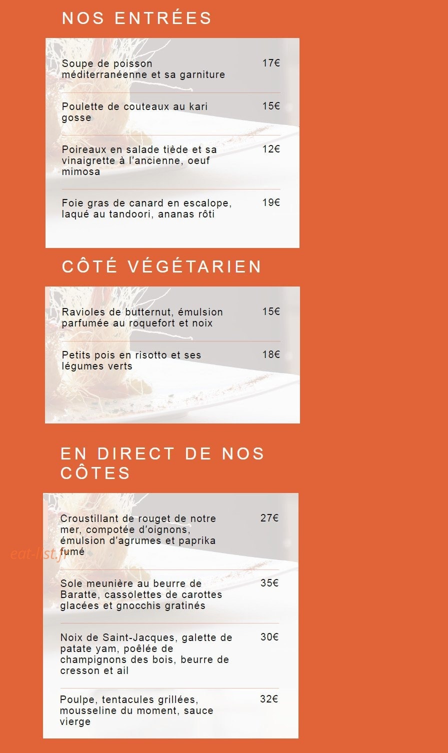 La Réserve — carte page 1