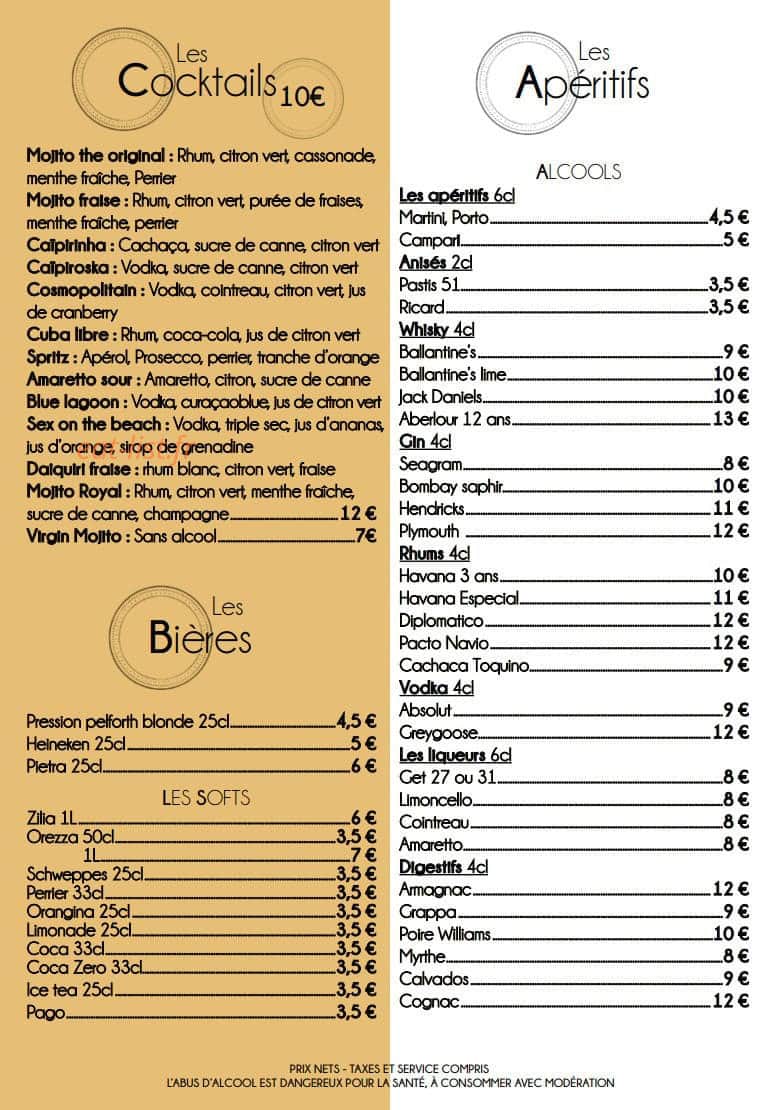 La Velada — carte page 1