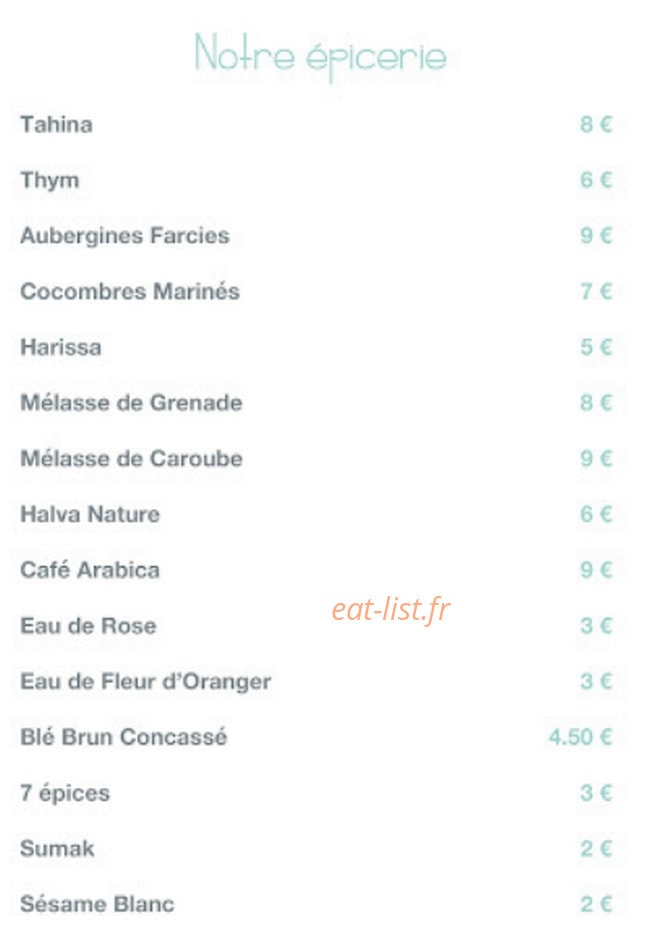 Le Coin Phénicien — carte page 6
