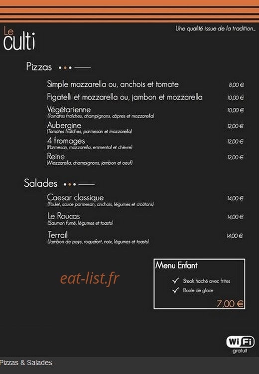 Le Culti — carte page 2