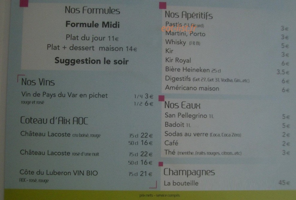 Le romarin — carte page 2
