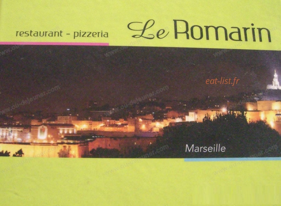 Le romarin — carte page 1