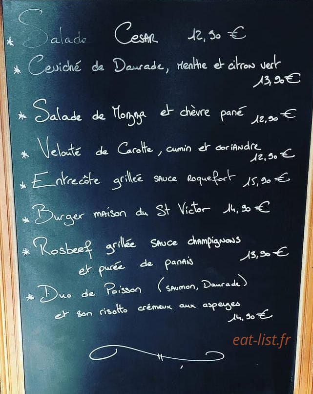 Le Saint Victor — carte page 1