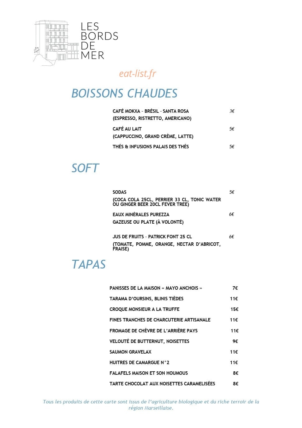 Les Bords de Mer — carte page 3