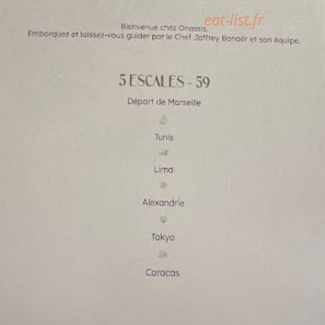 Onassis — carte page 1