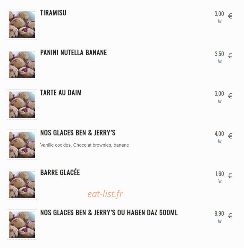 Rapido Burger — carte page 15