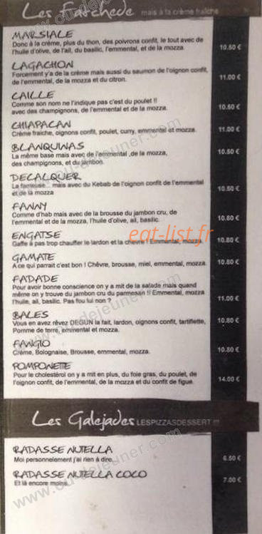 Chez  Degun — carte page 3