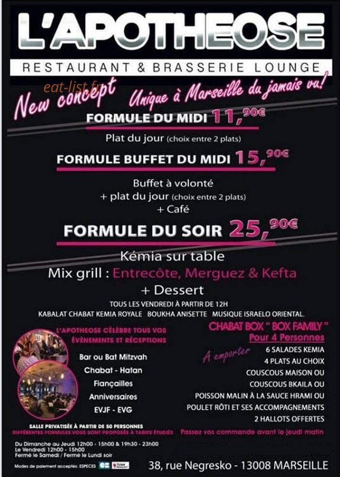 L'Apothéose — carte page 1