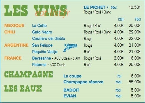 L'Indigo Café — carte page 9