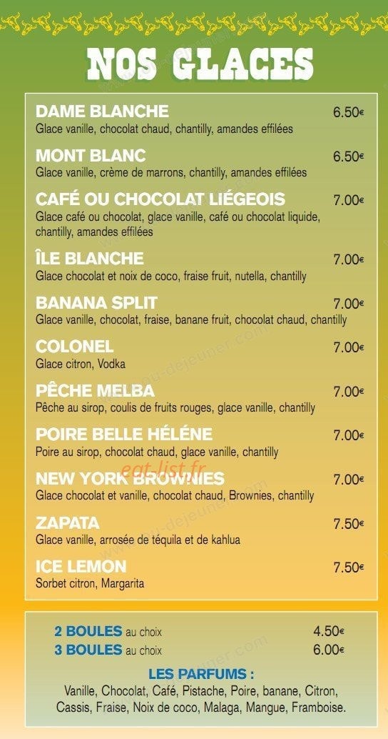 L'Indigo Café — carte page 6