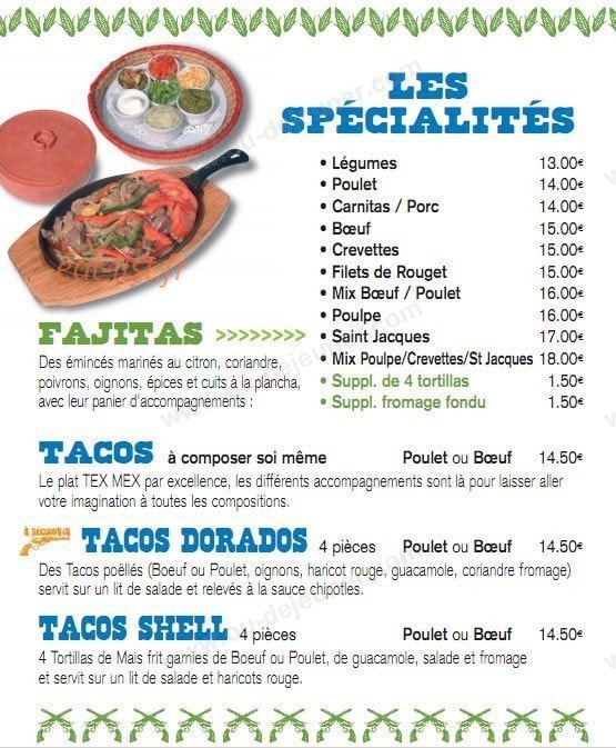 L'Indigo Café — carte page 2