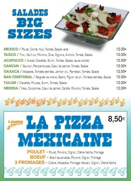 L'Indigo Café — carte page 1