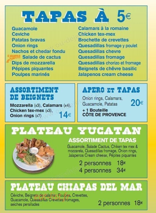 L'Indigo Café — carte page 3