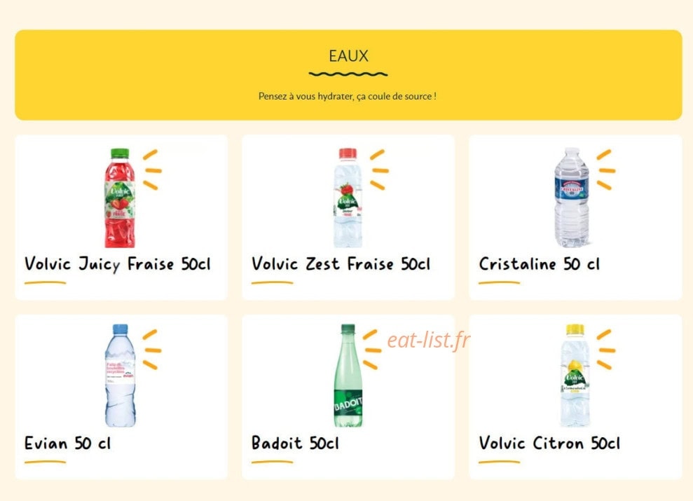 La Croissanterie — carte page 14