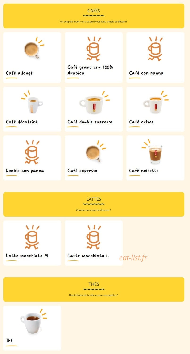 La Croissanterie — carte page 11