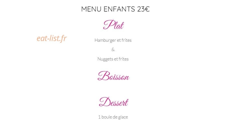 La Maison Mickaël — carte page 5