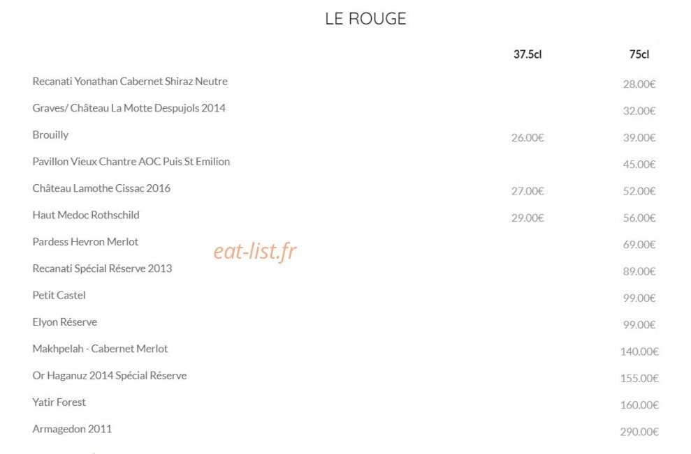 La Maison Mickaël — carte page 7