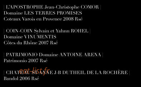 La Parenthèse — carte page 5