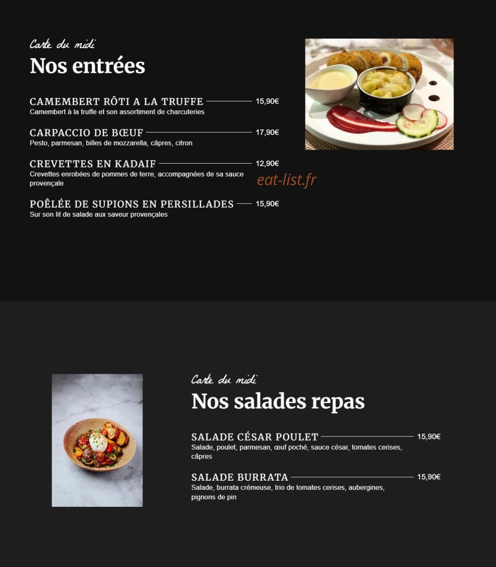 La Plume — carte page 1