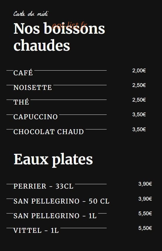 La Plume — carte page 6