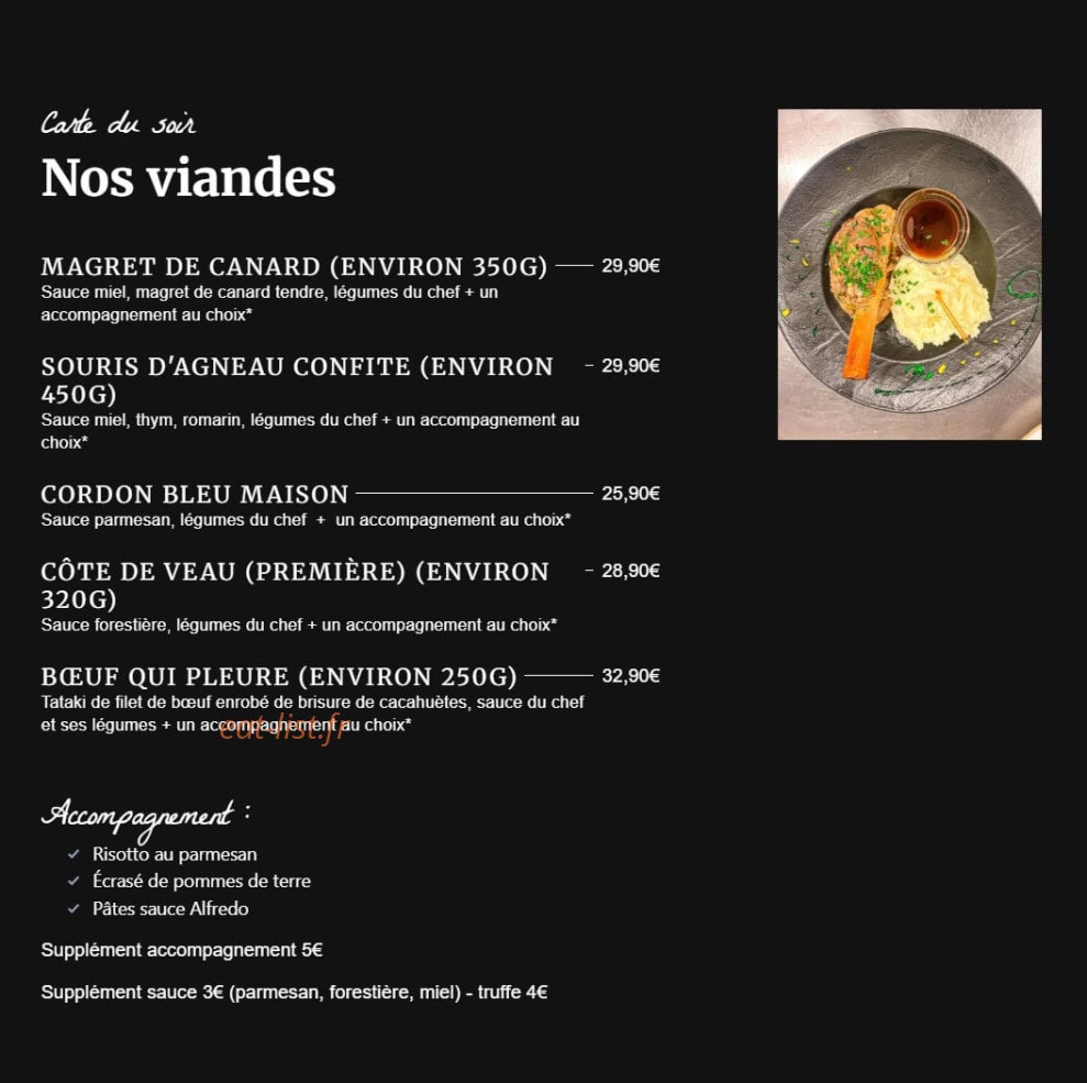 La Plume — carte page 8