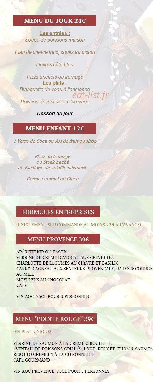 La riviéra — carte page 4