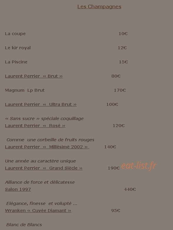 Le Comptoir Marseillais — carte page 5