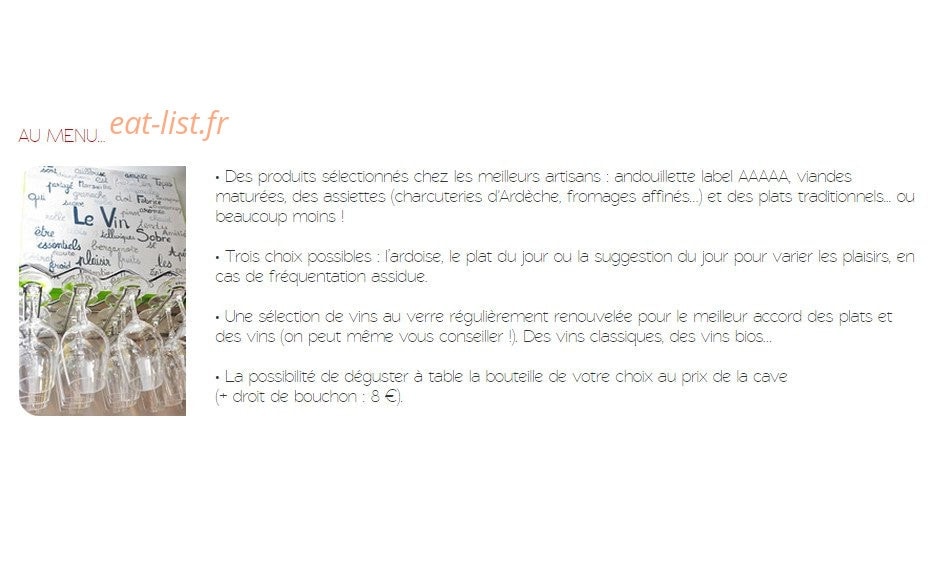 Le vin sobre — carte page 1