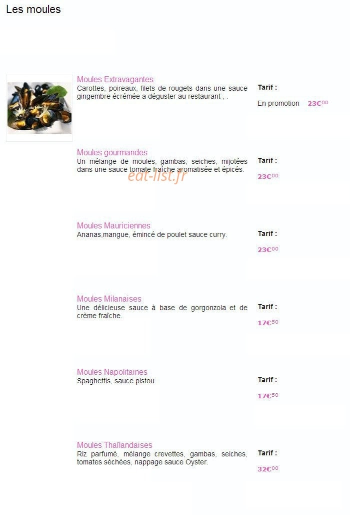 Les Mouettes — carte page 2