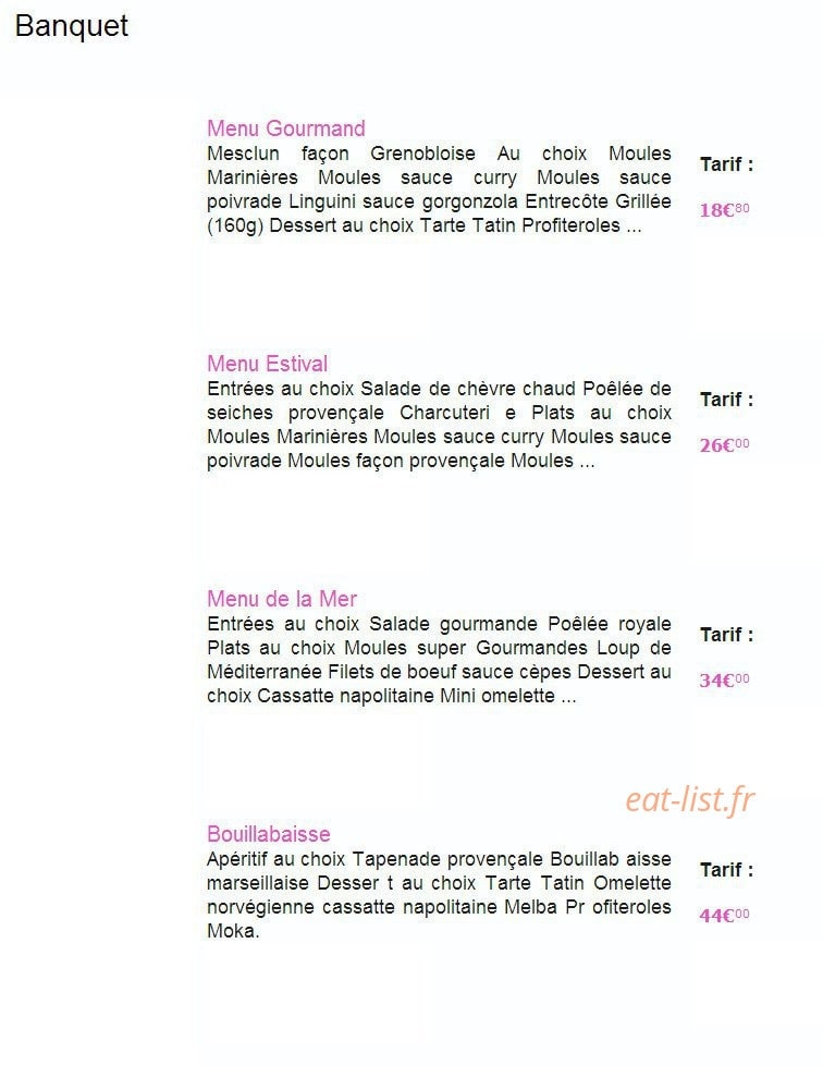 Les Mouettes — carte page 8