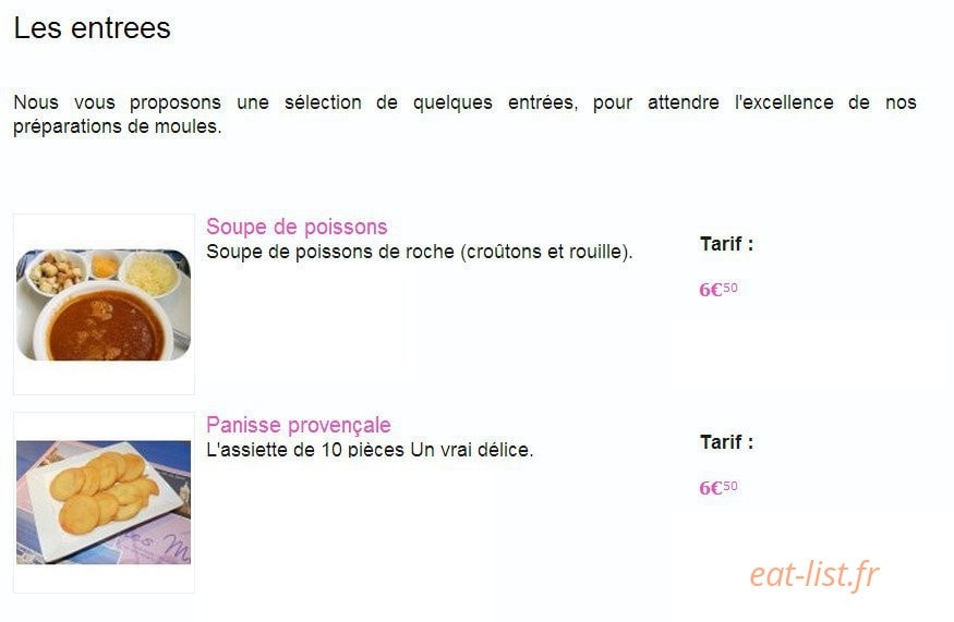 Les Mouettes — carte page 5