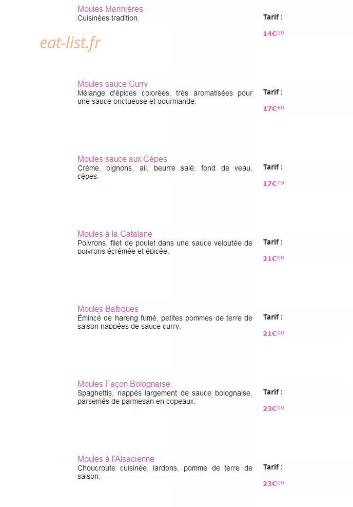 Les Mouettes — carte page 4