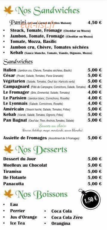 Les platanes — carte page 3