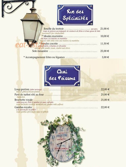 Les Trottoirs Marseillais — carte page 4