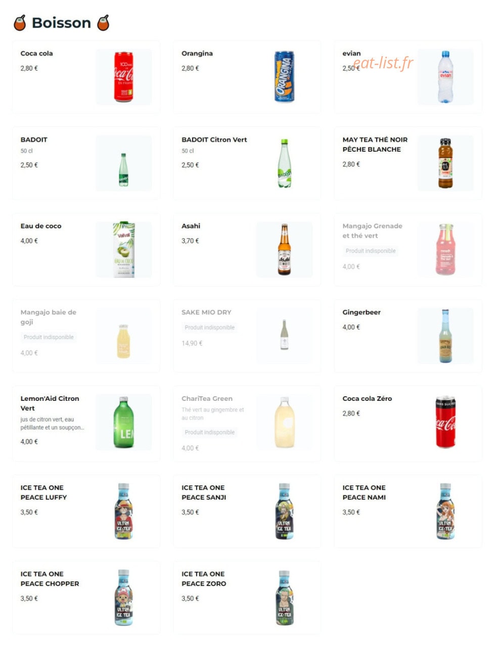 NKI sushi — carte page 7